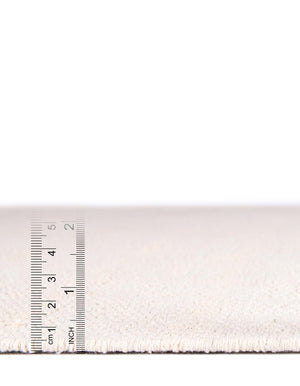 Beige and White 5' 1 x 8' Chindi Cotton Rectangle Rug
