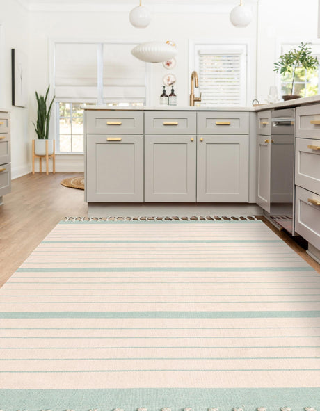 White and Aqua 2' x 3' 1 Chindi Cotton Rectangle Area Rug Interior Design Home Decor Carpet Mat for Sale at Rug Engine