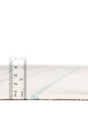 White and Aqua 5' 1 x 8' Chindi Cotton Rectangle Rug
