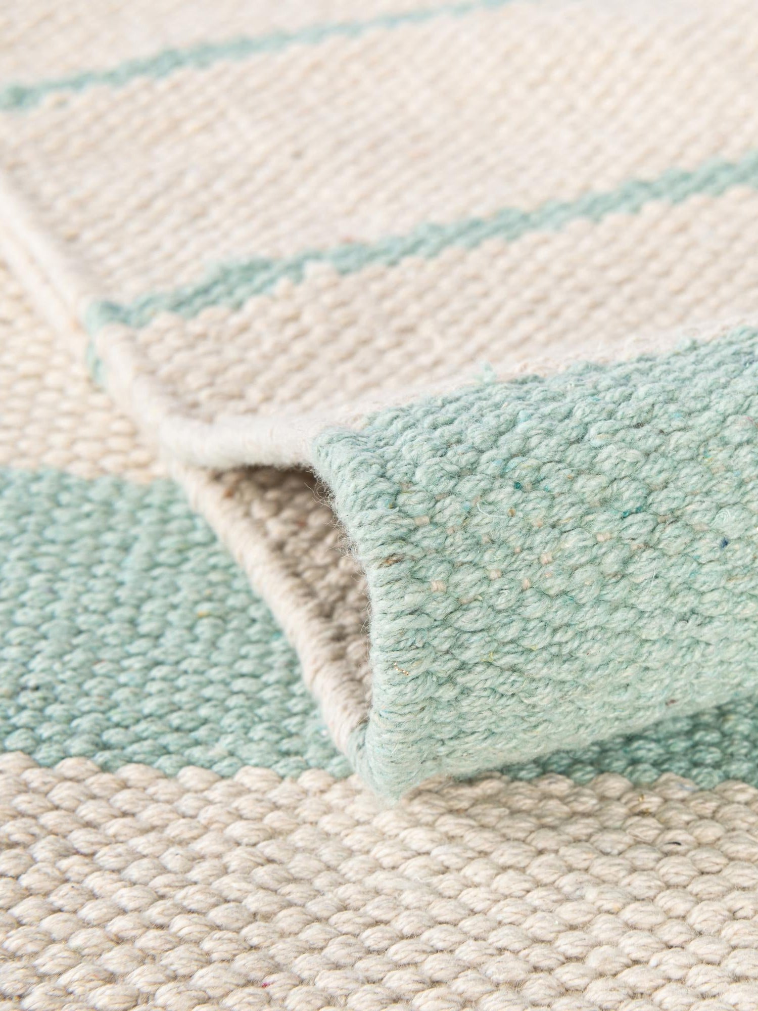 White and Aqua 10' x 14' 1 Chindi Cotton Rectangle Area Rug Interior Design Home Decor Carpet Mat for Sale at Rug Engine