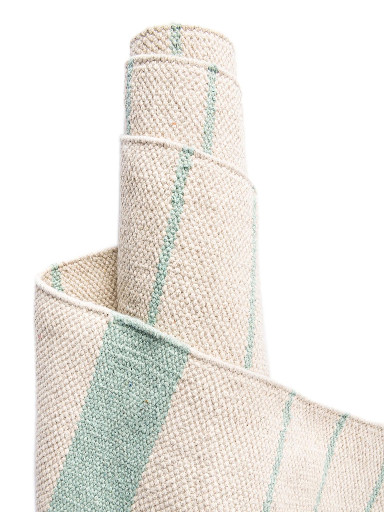 White and Aqua 9' x 12' Chindi Cotton Rectangle Area Rug Interior Design Home Decor Carpet Mat for Sale at Rug Engine