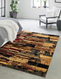 Multicolor 7' 10 x 10' Saturn Rectangle Area Rug Stain Resistant Easy Clean Classic Vintage Design Durable Carpet for Affordable Home Interiors for Sale at Rug Engine