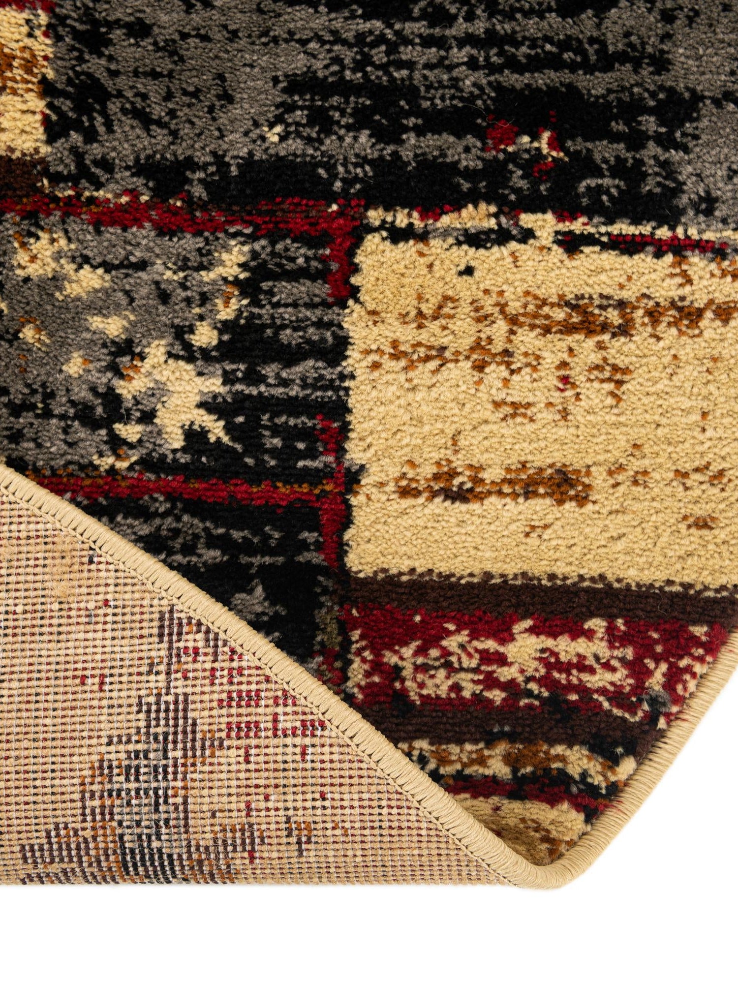 Multicolor 5' 3 x 5' 3 Saturn Round Area Rug Stain Resistant Easy Clean Classic Vintage Design Durable Carpet for Affordable Home Interiors for Sale at Rug Engine