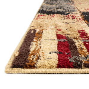 Multicolor 5' 3 x 5' 3 Saturn Octagon Area Rug Stain Resistant Easy Clean Classic Vintage Design Durable Carpet for Affordable Home Interiors for Sale at Rug Engine