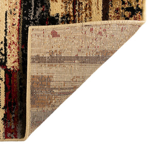 Multicolor 2' x 9' Saturn Runner Area Rug Stain Resistant Easy Clean Classic Vintage Design Durable Carpet for Affordable Home Interiors for Sale at Rug Engine