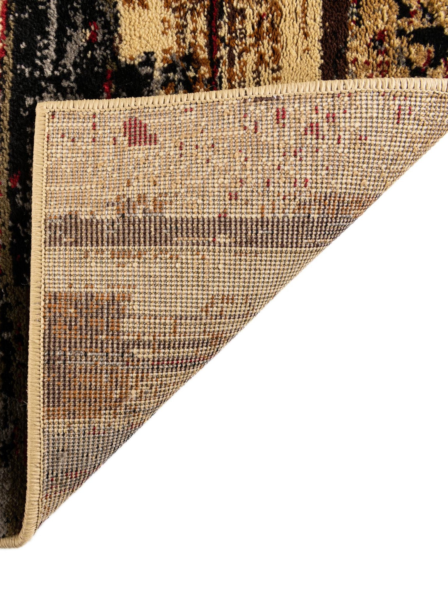 Multicolor 2' x 5' 1 Saturn Runner Area Rug Stain Resistant Easy Clean Classic Vintage Design Durable Carpet for Affordable Home Interiors for Sale at Rug Engine