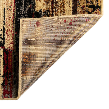 Multicolor 2' 7 x 14' 1 Saturn Runner Area Rug Stain Resistant Easy Clean Classic Vintage Design Durable Carpet for Affordable Home Interiors for Sale at Rug Engine
