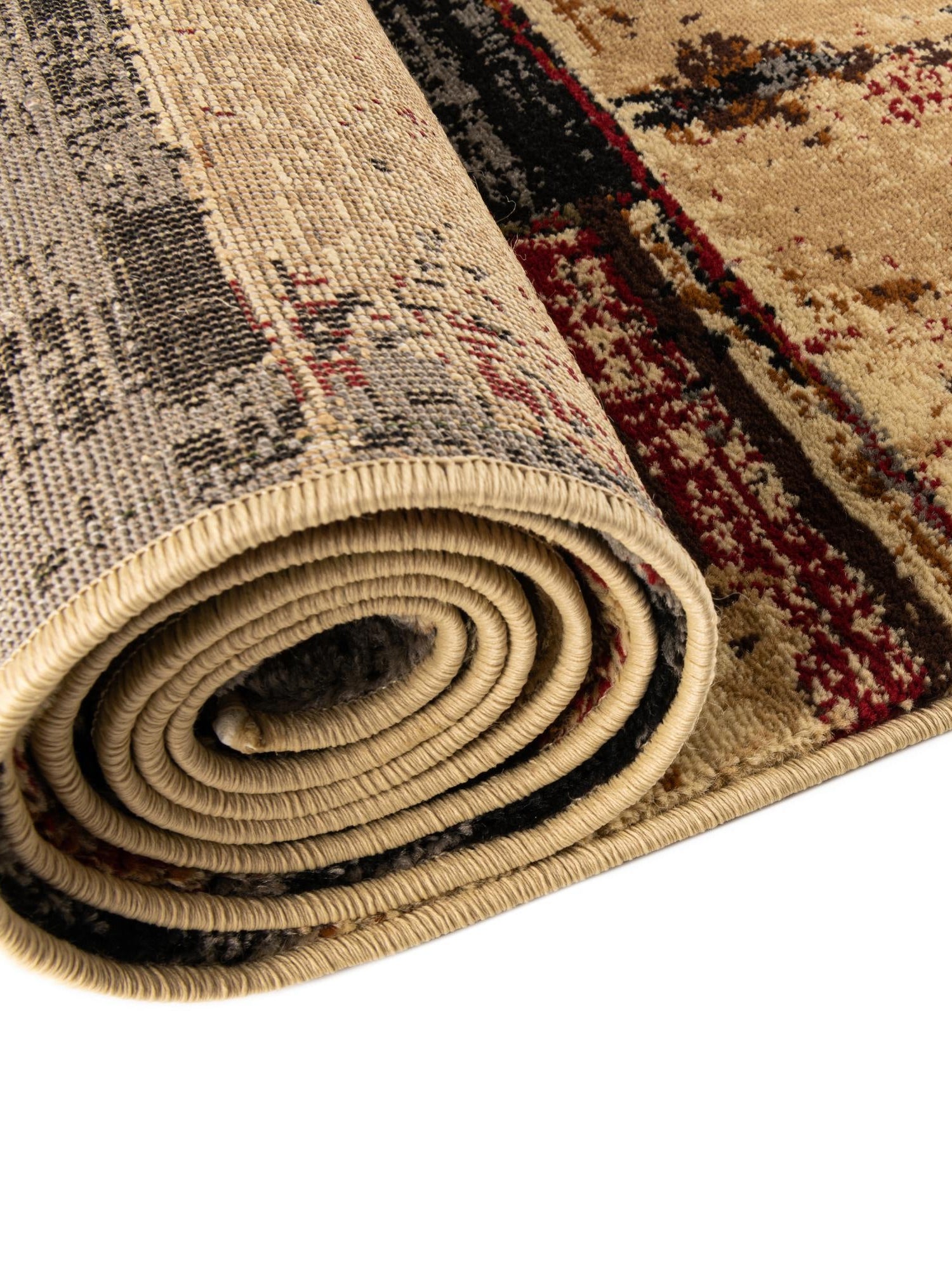 Multicolor 2' 7 x 14' 1 Saturn Runner Area Rug Stain Resistant Easy Clean Classic Vintage Design Durable Carpet for Affordable Home Interiors for Sale at Rug Engine