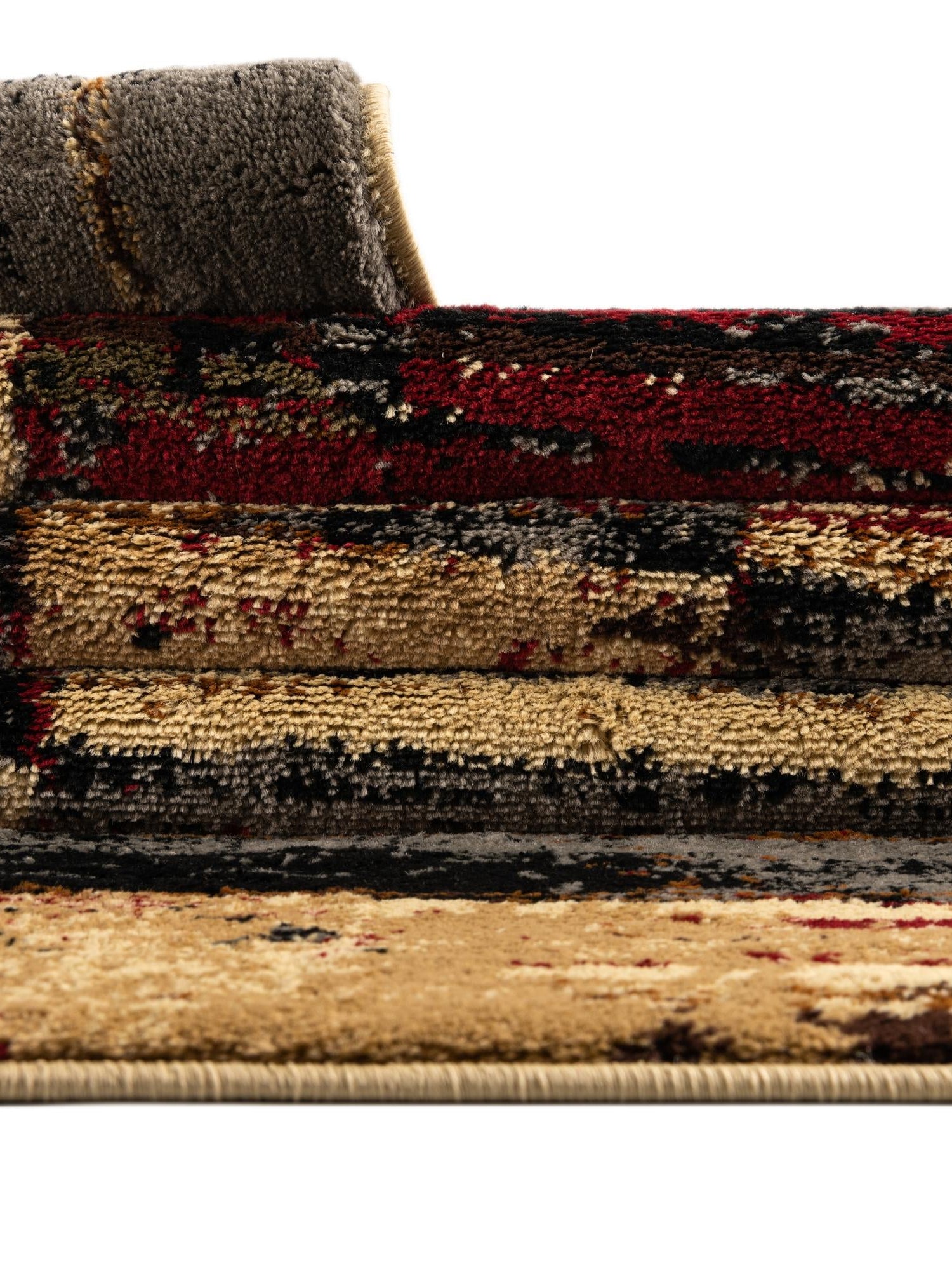 Multicolor 2' x 5' 1 Saturn Runner Area Rug Stain Resistant Easy Clean Classic Vintage Design Durable Carpet for Affordable Home Interiors for Sale at Rug Engine