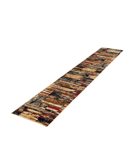 Multicolor 2' x 9' Saturn Runner Area Rug Stain Resistant Easy Clean Classic Vintage Design Durable Carpet for Affordable Home Interiors for Sale at Rug Engine