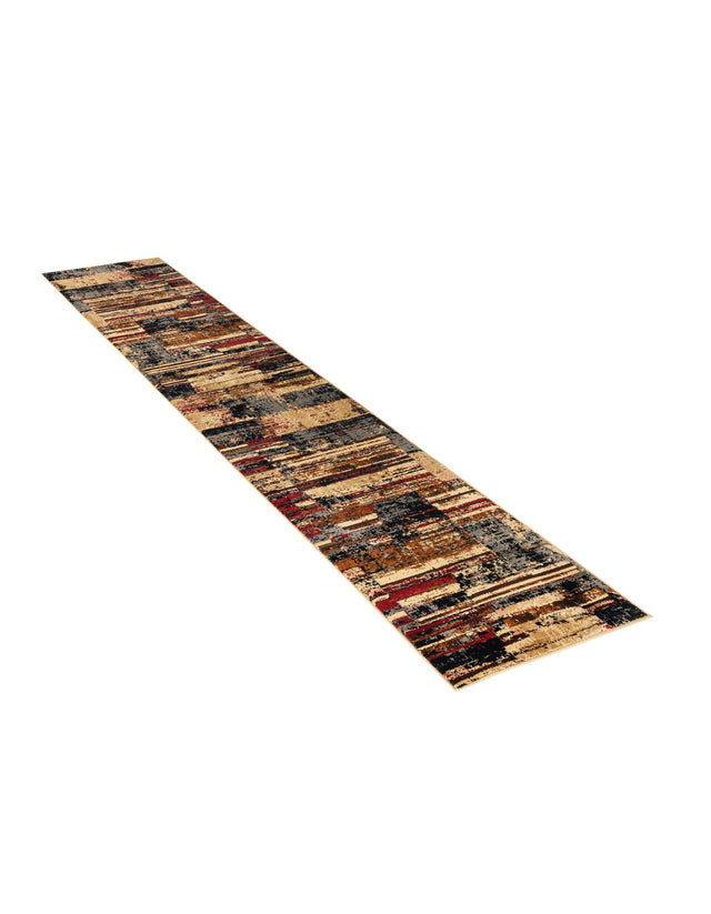 Multicolor 2' x 9' Saturn Runner Area Rug Stain Resistant Easy Clean Classic Vintage Design Durable Carpet for Affordable Home Interiors for Sale at Rug Engine