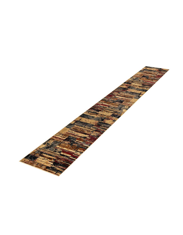 Multicolor 2' 7 x 14' 1 Saturn Runner Area Rug Stain Resistant Easy Clean Classic Vintage Design Durable Carpet for Affordable Home Interiors for Sale at Rug Engine