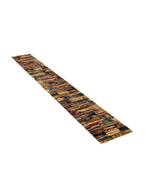 Multicolor 2' 7 x 14' 1 Saturn Runner Area Rug Stain Resistant Easy Clean Classic Vintage Design Durable Carpet for Affordable Home Interiors for Sale at Rug Engine