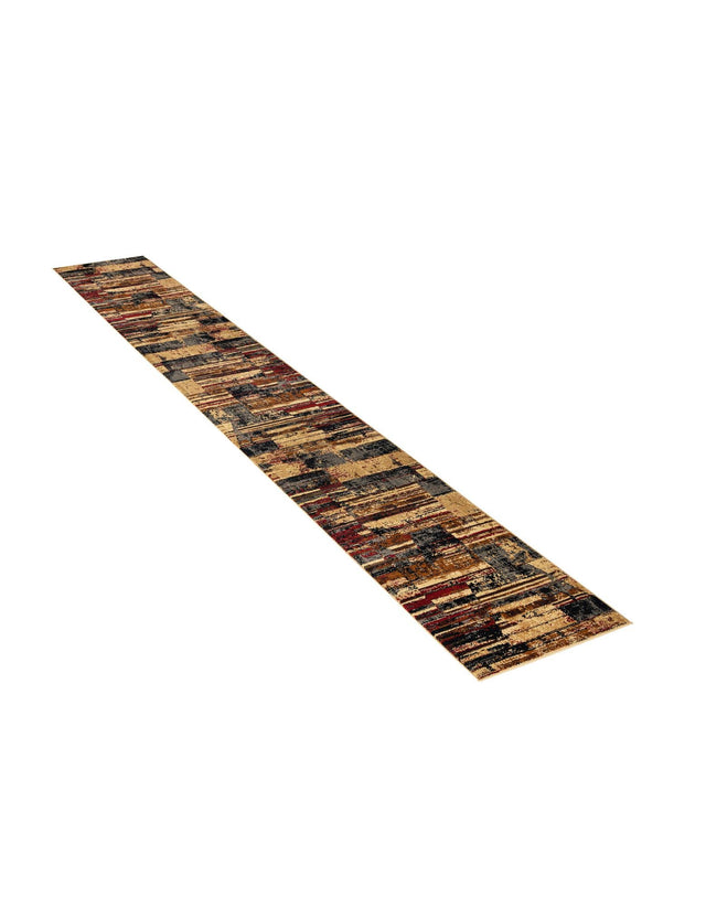 Multicolor 2' 7 x 14' 1 Saturn Runner Area Rug Stain Resistant Easy Clean Classic Vintage Design Durable Carpet for Affordable Home Interiors for Sale at Rug Engine