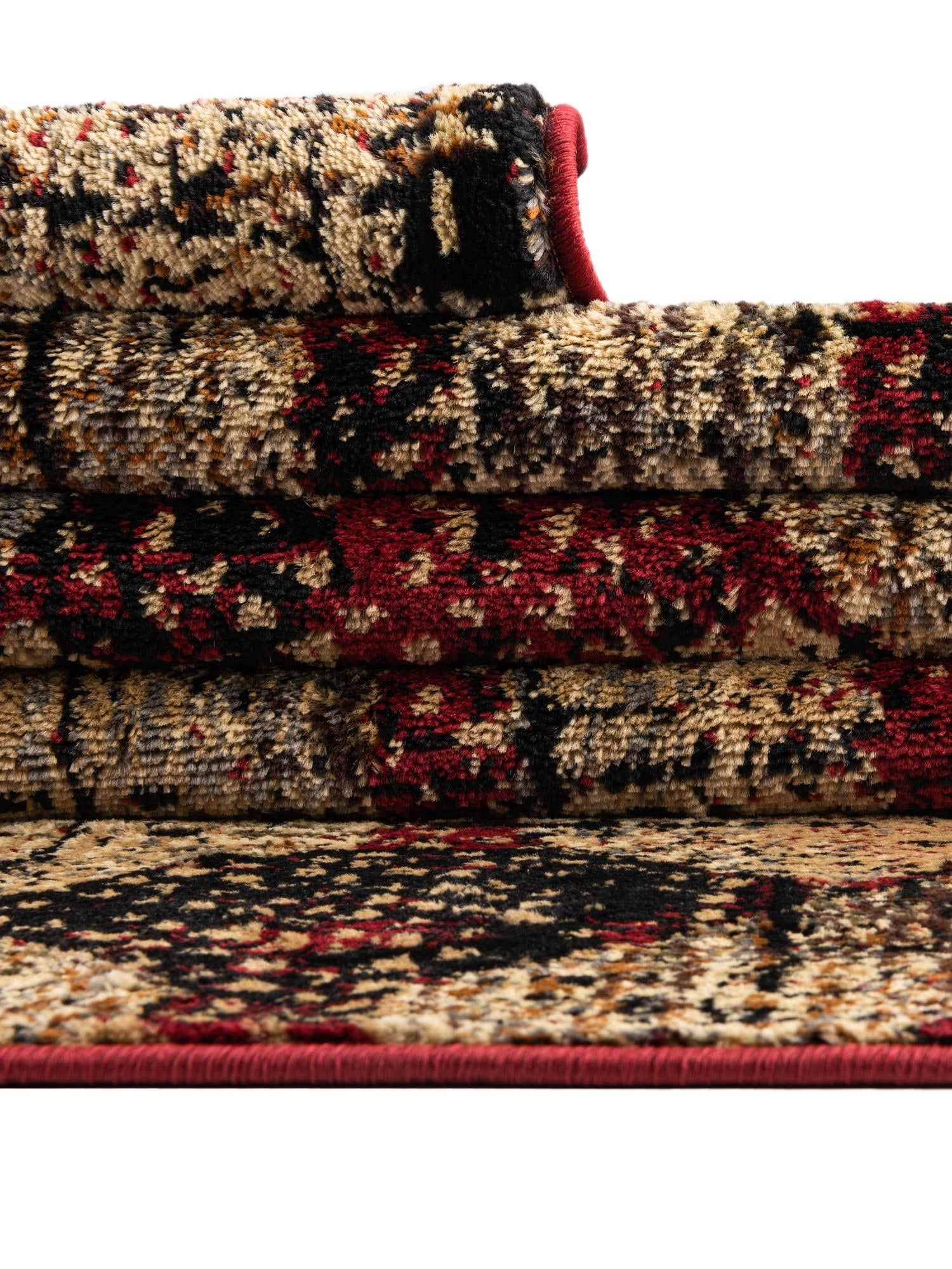 Burgundy 2' 2 x 12' Saturn Runner Area Rug Stain Resistant Easy Clean Classic Vintage Design Durable Carpet for Affordable Home Interiors for Sale at Rug Engine
