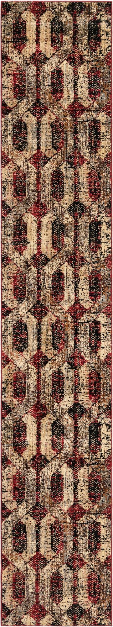 Burgundy 2' 2 x 12' Saturn Runner Area Rug Stain Resistant Easy Clean Classic Vintage Design Durable Carpet for Affordable Home Interiors for Sale at Rug Engine