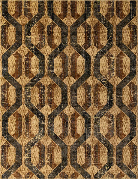 Beige Cream 7' 10 x 10' Saturn Rectangle Area Rug Stain Resistant Easy Clean Classic Vintage Design Durable Carpet for Affordable Home Interiors for Sale at Rug Engine