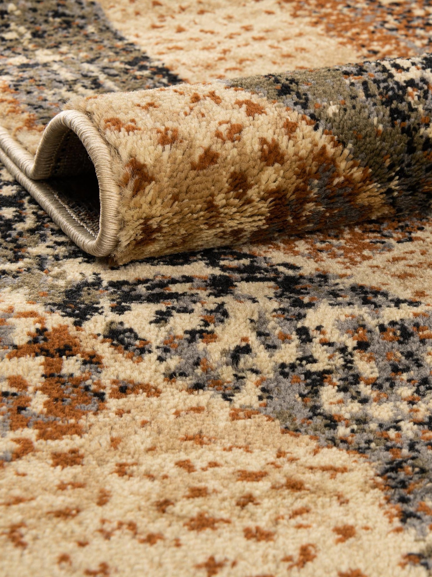 Beige Cream 7' 10 x 10' Saturn Rectangle Area Rug Stain Resistant Easy Clean Classic Vintage Design Durable Carpet for Affordable Home Interiors for Sale at Rug Engine