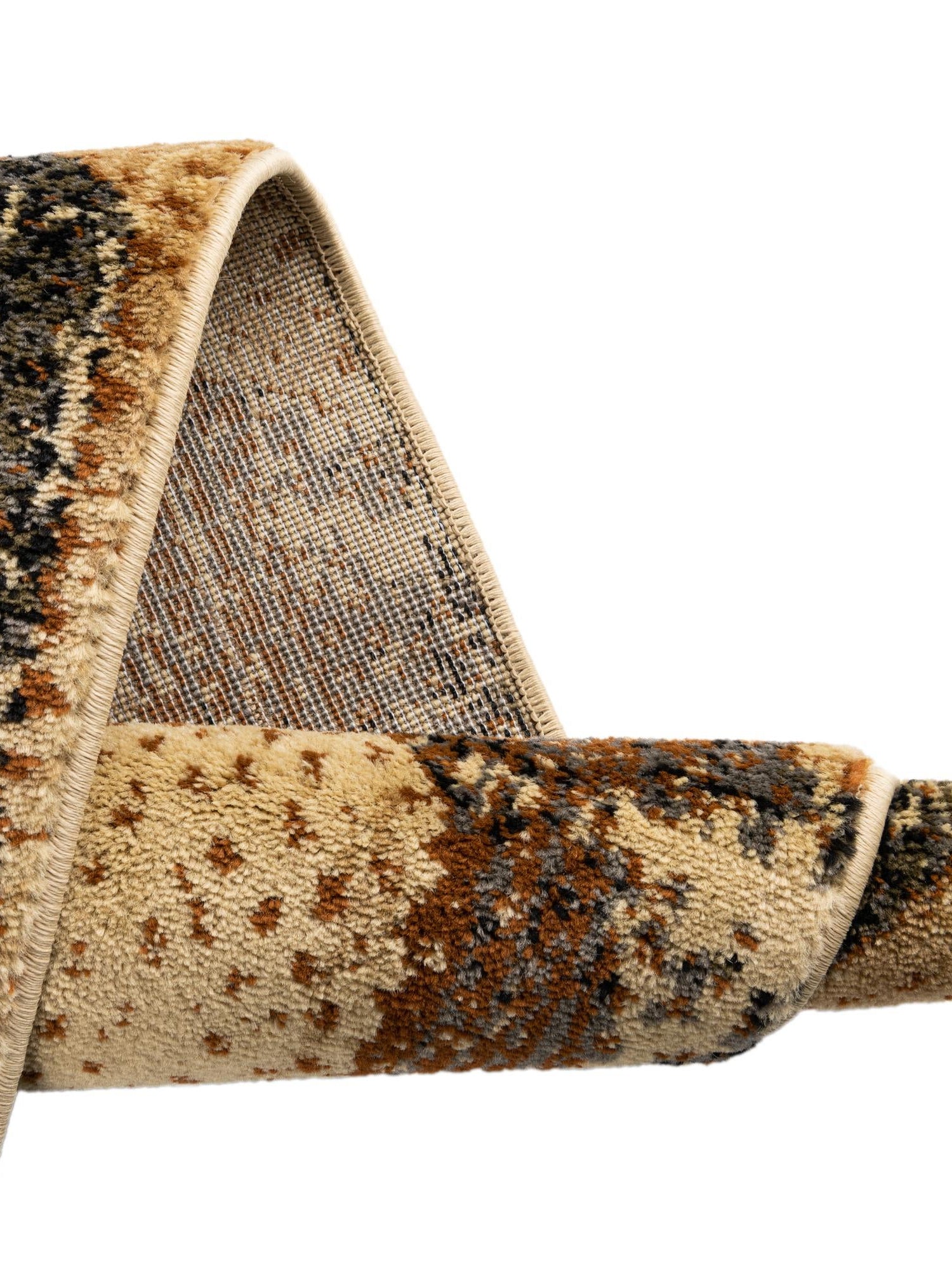 Beige Cream 3' 3 x 3' 3 Saturn Round Area Rug Stain Resistant Easy Clean Classic Vintage Design Durable Carpet for Affordable Home Interiors for Sale at Rug Engine