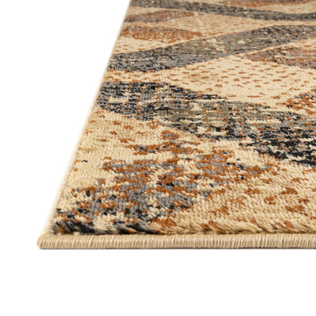 Beige Cream 5' 3 x 5' 3 Saturn Octagon Area Rug Stain Resistant Easy Clean Classic Vintage Design Durable Carpet for Affordable Home Interiors for Sale at Rug Engine