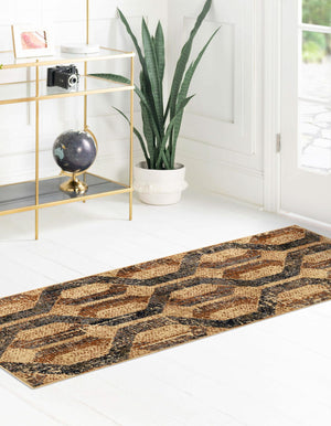 Beige Cream 2' 2 x 9' Saturn Runner Area Rug Stain Resistant Easy Clean Classic Vintage Design Durable Carpet for Affordable Home Interiors for Sale at Rug Engine