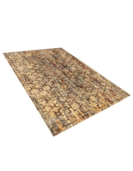 Beige Cream 9' x 12' Saturn Rectangle Area Rug Stain Resistant Easy Clean Classic Vintage Design Durable Carpet for Affordable Home Interiors for Sale at Rug Engine