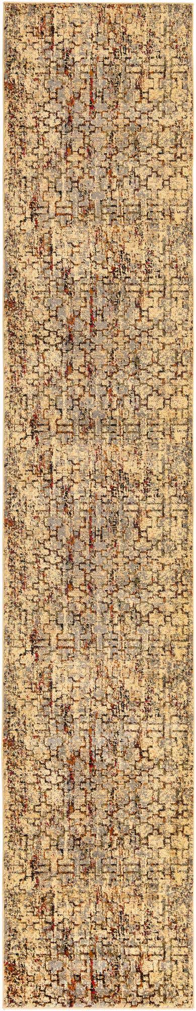 Beige Cream 2' 7 x 14' 1 Saturn Runner Area Rug Stain Resistant Easy Clean Classic Vintage Design Durable Carpet for Affordable Home Interiors for Sale at Rug Engine