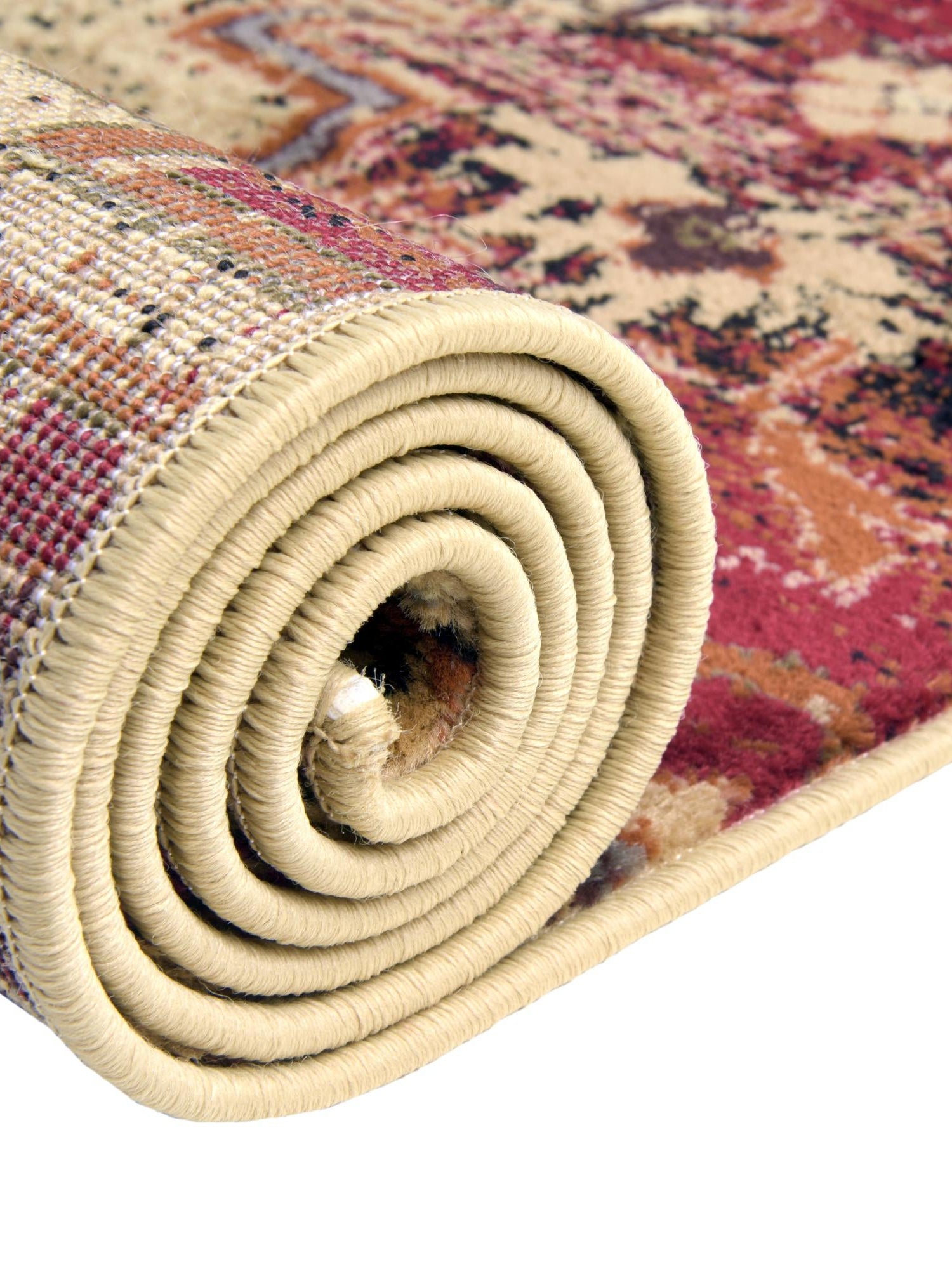 Burgundy Beige 10' x 14' 1 Saturn Rectangle Area Rug Stain Resistant Easy Clean Classic Vintage Design Durable Carpet for Affordable Home Interiors for Sale at Rug Engine