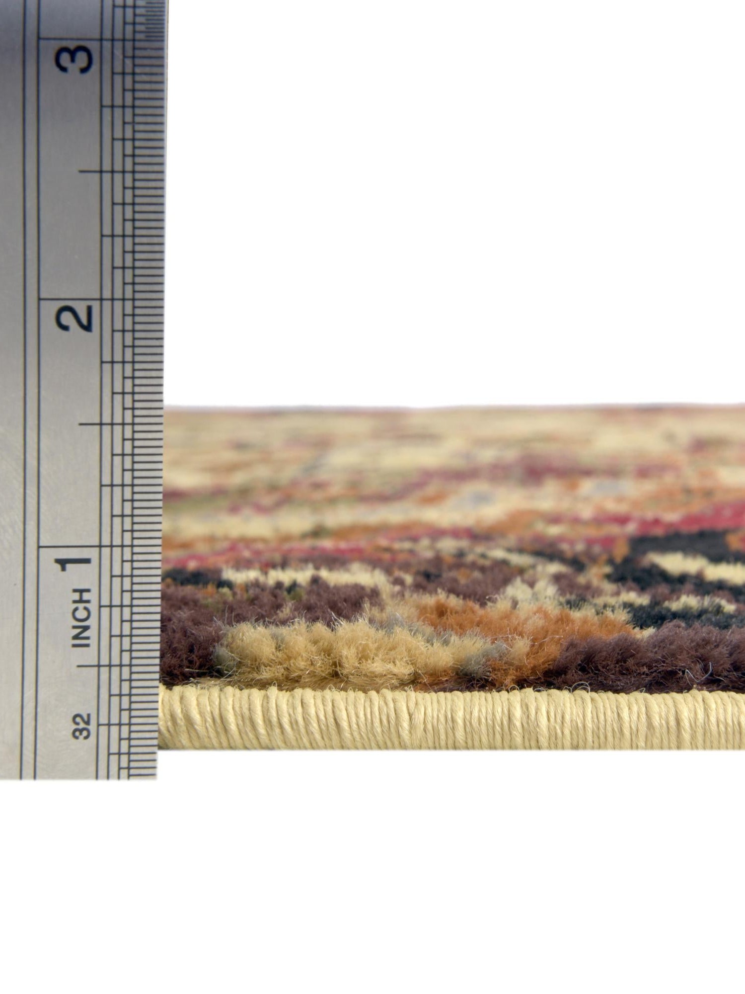 Burgundy Beige 3' 1 x 3' 1 Saturn Round Area Rug Stain Resistant Easy Clean Classic Vintage Design Durable Carpet for Affordable Home Interiors for Sale at Rug Engine