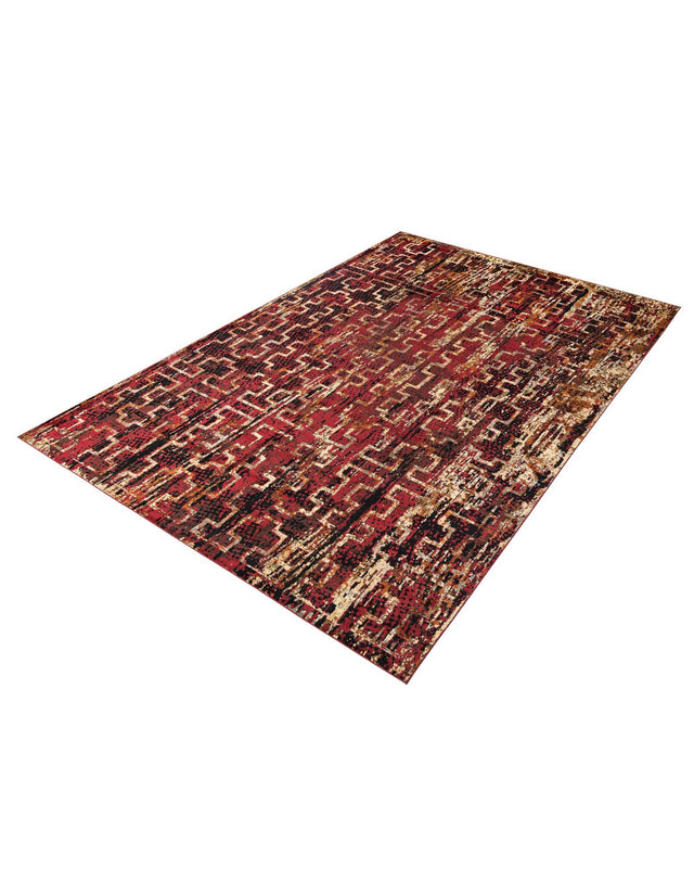 Burgundy 10' x 14' 1 Saturn Rectangle Area Rug Stain Resistant Easy Clean Classic Vintage Design Durable Carpet for Affordable Home Interiors for Sale at Rug Engine