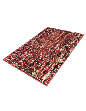 Burgundy 2' x 3' 1 Saturn Rectangle Area Rug Stain Resistant Easy Clean Classic Vintage Design Durable Carpet for Affordable Home Interiors for Sale at Rug Engine