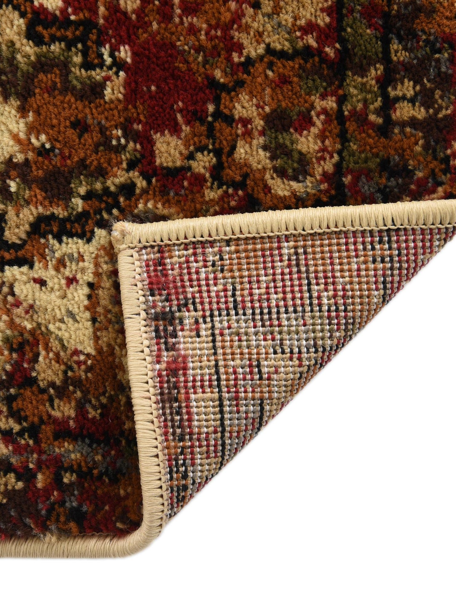 Cream 8' x 8' Saturn Octagon Area Rug Stain Resistant Easy Clean Classic Vintage Design Durable Carpet for Affordable Home Interiors for Sale at Rug Engine
