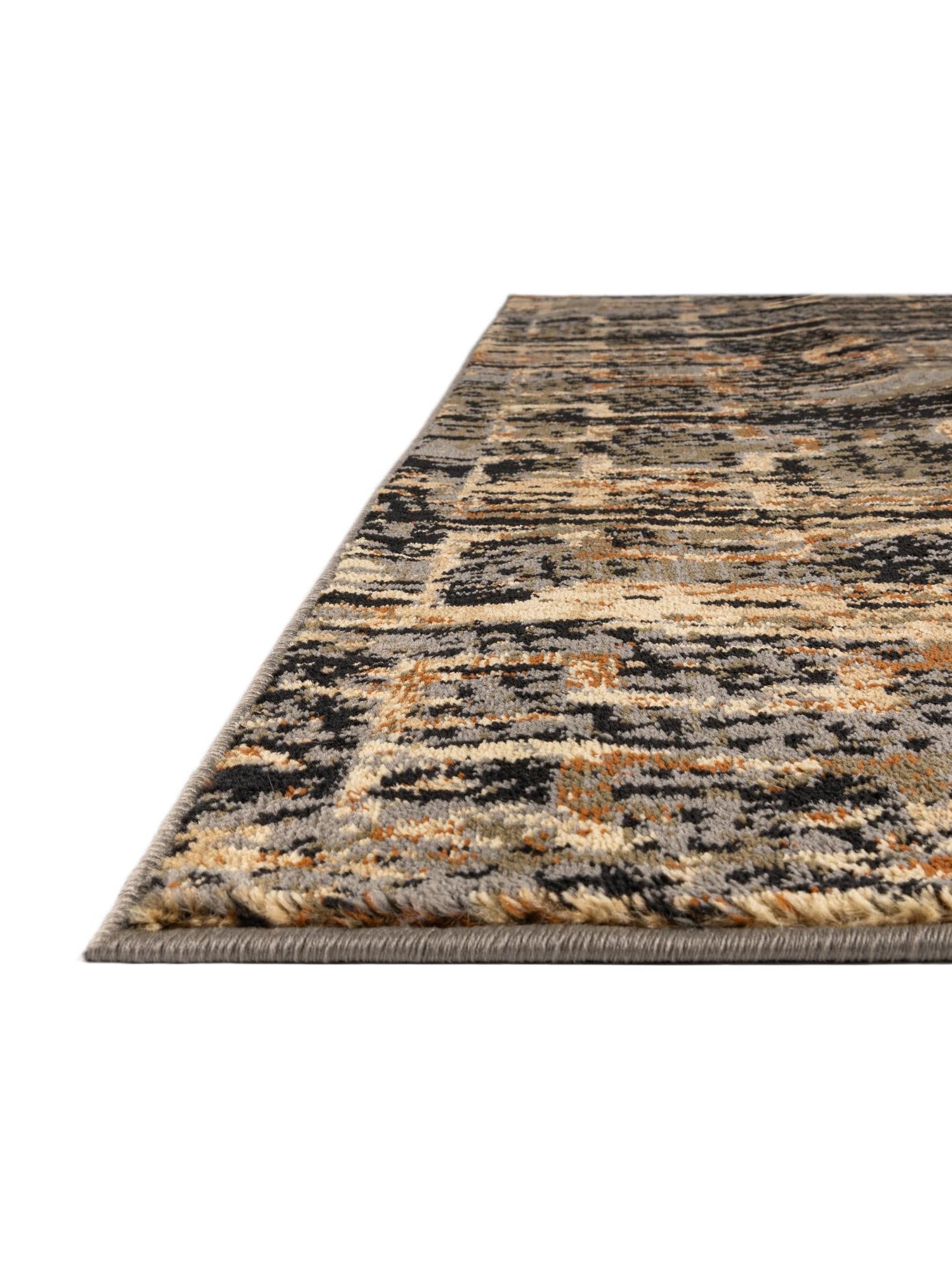 Blue 4' x 6' Saturn Rectangle Area Rug Stain Resistant Easy Clean Classic Vintage Design Durable Carpet for Affordable Home Interiors for Sale at Rug Engine