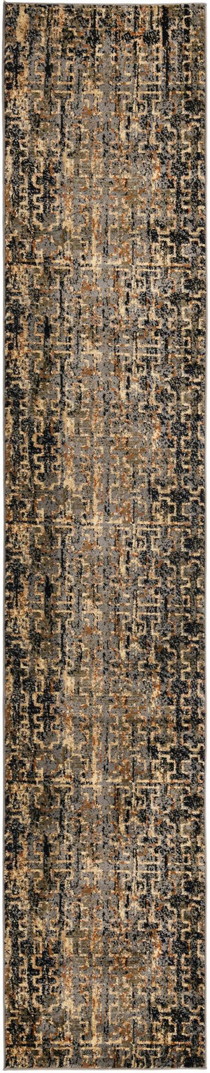 Blue 2' 2 x 12' Saturn Runner Area Rug Stain Resistant Easy Clean Classic Vintage Design Durable Carpet for Affordable Home Interiors for Sale at Rug Engine