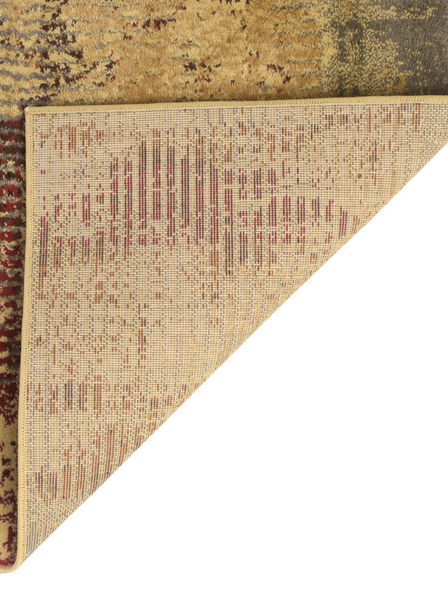 Multicolor 5' 3 x 8' Saturn Rectangle Area Rug Stain Resistant Easy Clean Classic Vintage Design Durable Carpet for Affordable Home Interiors for Sale at Rug Engine