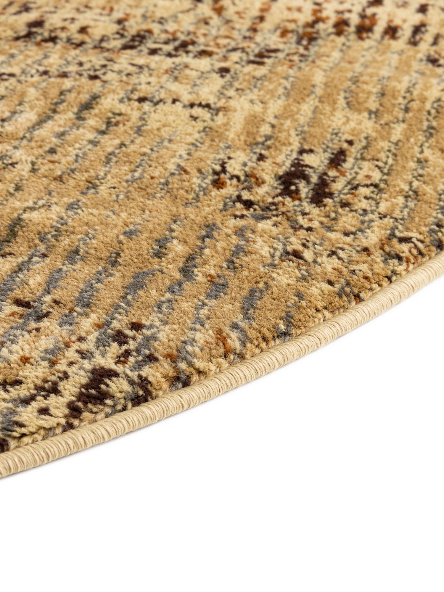 Multicolor 5' 3 x 5' 3 Saturn Round Area Rug Stain Resistant Easy Clean Classic Vintage Design Durable Carpet for Affordable Home Interiors for Sale at Rug Engine