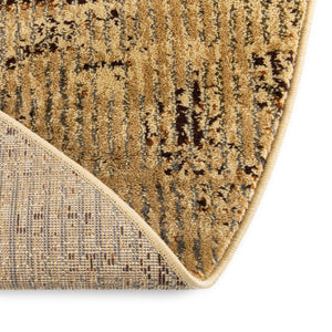 Multicolor 3' 3 x 3' 3 Saturn Round Area Rug Stain Resistant Easy Clean Classic Vintage Design Durable Carpet for Affordable Home Interiors for Sale at Rug Engine