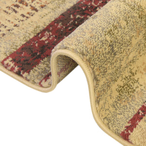 Multicolor 7' 10 x 7' 10 Saturn Round Area Rug Stain Resistant Easy Clean Classic Vintage Design Durable Carpet for Affordable Home Interiors for Sale at Rug Engine