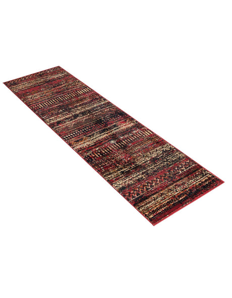 Burgundy 2' x 7' 1 Saturn Runner Area Rug Stain Resistant Easy Clean Classic Vintage Design Durable Carpet for Affordable Home Interiors for Sale at Rug Engine