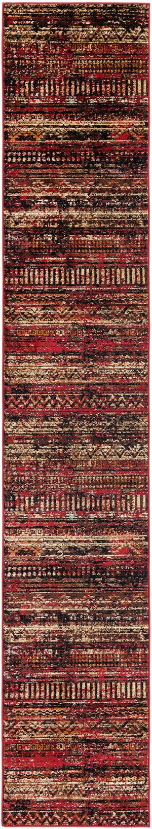 Burgundy 2' 2 x 12' Saturn Runner Area Rug Stain Resistant Easy Clean Classic Vintage Design Durable Carpet for Affordable Home Interiors for Sale at Rug Engine