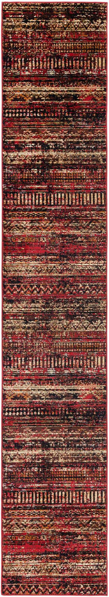 Burgundy 2' 2 x 12' Saturn Runner Area Rug Stain Resistant Easy Clean Classic Vintage Design Durable Carpet for Affordable Home Interiors for Sale at Rug Engine