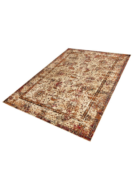 Beige Cream 10' x 14' 1 Saturn Rectangle Area Rug Stain Resistant Easy Clean Classic Vintage Design Durable Carpet for Affordable Home Interiors for Sale at Rug Engine