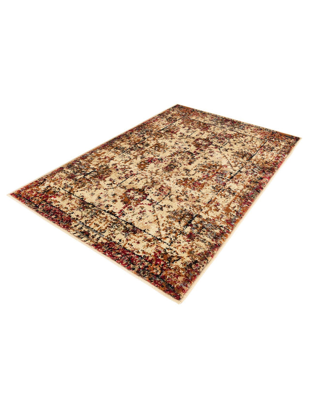 Beige Cream 2' x 3' 1 Saturn Rectangle Area Rug Stain Resistant Easy Clean Classic Vintage Design Durable Carpet for Affordable Home Interiors for Sale at Rug Engine