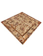 Beige Cream 5' 3 x 5' 3 Saturn Square Area Rug Stain Resistant Easy Clean Classic Vintage Design Durable Carpet for Affordable Home Interiors for Sale at Rug Engine