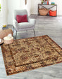 Beige Cream 7' 10 x 7' 10 Saturn Square Area Rug Stain Resistant Easy Clean Classic Vintage Design Durable Carpet for Affordable Home Interiors for Sale at Rug Engine