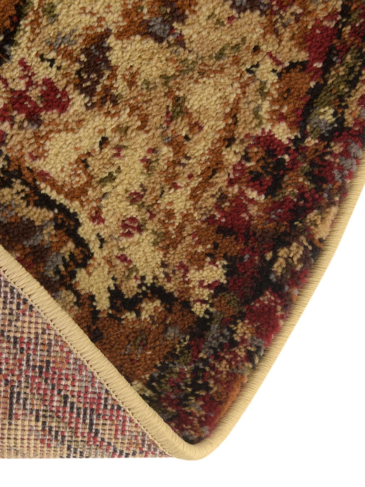 Beige Cream 7' 10 x 7' 10 Saturn Round Area Rug Stain Resistant Easy Clean Classic Vintage Design Durable Carpet for Affordable Home Interiors for Sale at Rug Engine