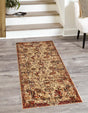 Beige Cream 2' x 5' 1 Saturn Runner Area Rug Stain Resistant Easy Clean Classic Vintage Design Durable Carpet for Affordable Home Interiors for Sale at Rug Engine