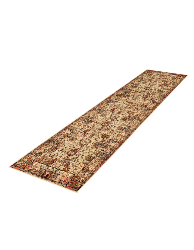 Beige Cream 2' x 7' 1 Saturn Runner Area Rug Stain Resistant Easy Clean Classic Vintage Design Durable Carpet for Affordable Home Interiors for Sale at Rug Engine