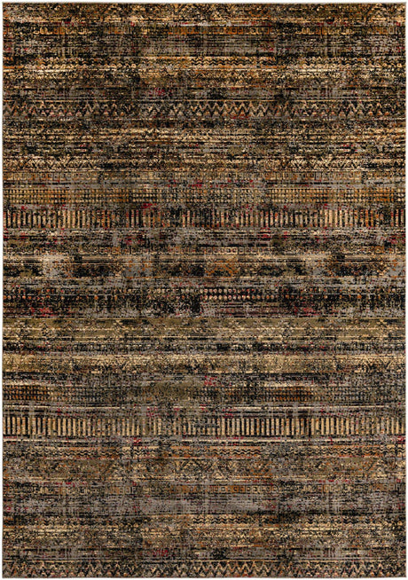 Blue 10' x 14' 1 Saturn Rectangle Area Rug Stain Resistant Easy Clean Classic Vintage Design Durable Carpet for Affordable Home Interiors for Sale at Rug Engine