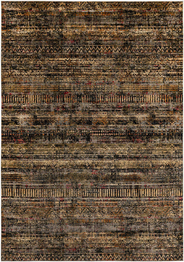 Blue 10' x 14' 1 Saturn Rectangle Area Rug Stain Resistant Easy Clean Classic Vintage Design Durable Carpet for Affordable Home Interiors for Sale at Rug Engine
